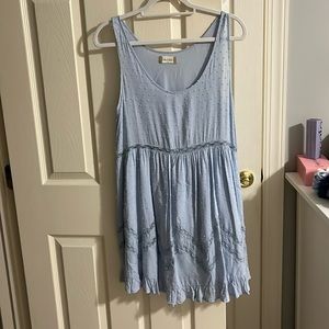 Altar’d State Flowy Blue Mini Dress